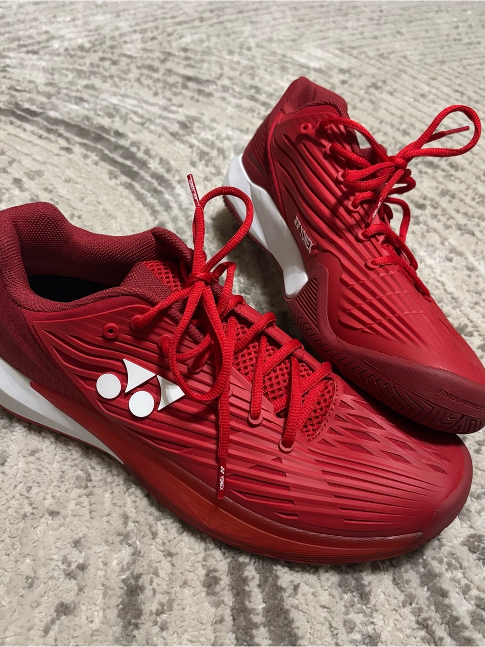 Yonex 25/26 Power Cushion Eclipsion 5 Tennis Shoes Sportswear Tango Red Sz 11.5